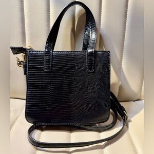 Forever 21 Black Textured Mini Bag